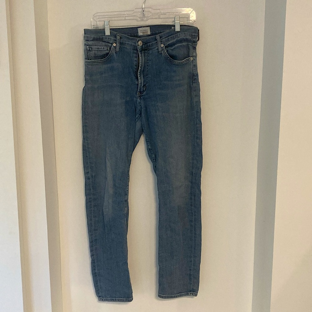Citizens of Humanity Skyla Mid-rise slim jeans in blue, size 31